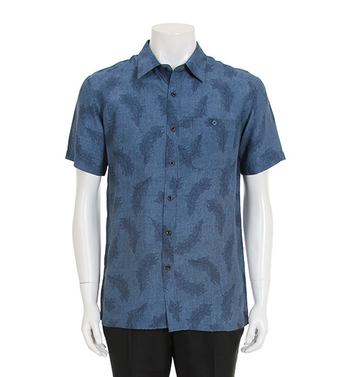 인견셔츠 (블루깃털)