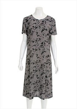 수채화 반팔원피스(그레이)