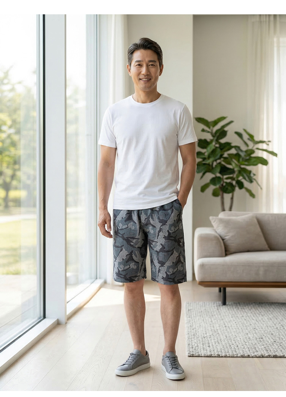 풍기인견 5부팬츠