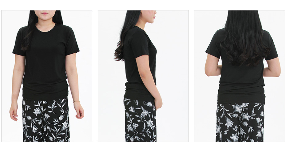 풍기인견 기본티셔츠