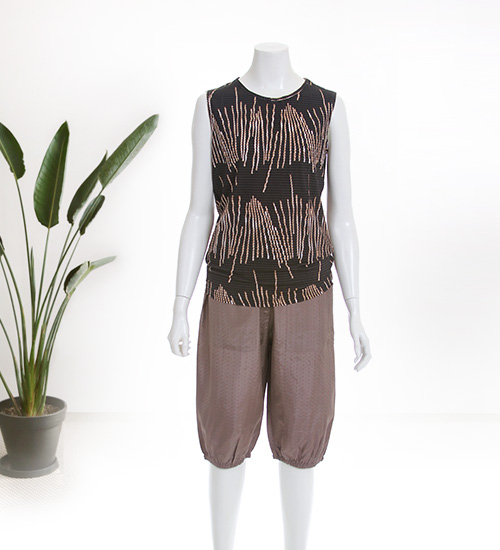 여성용 쏘세지바지(브라운)