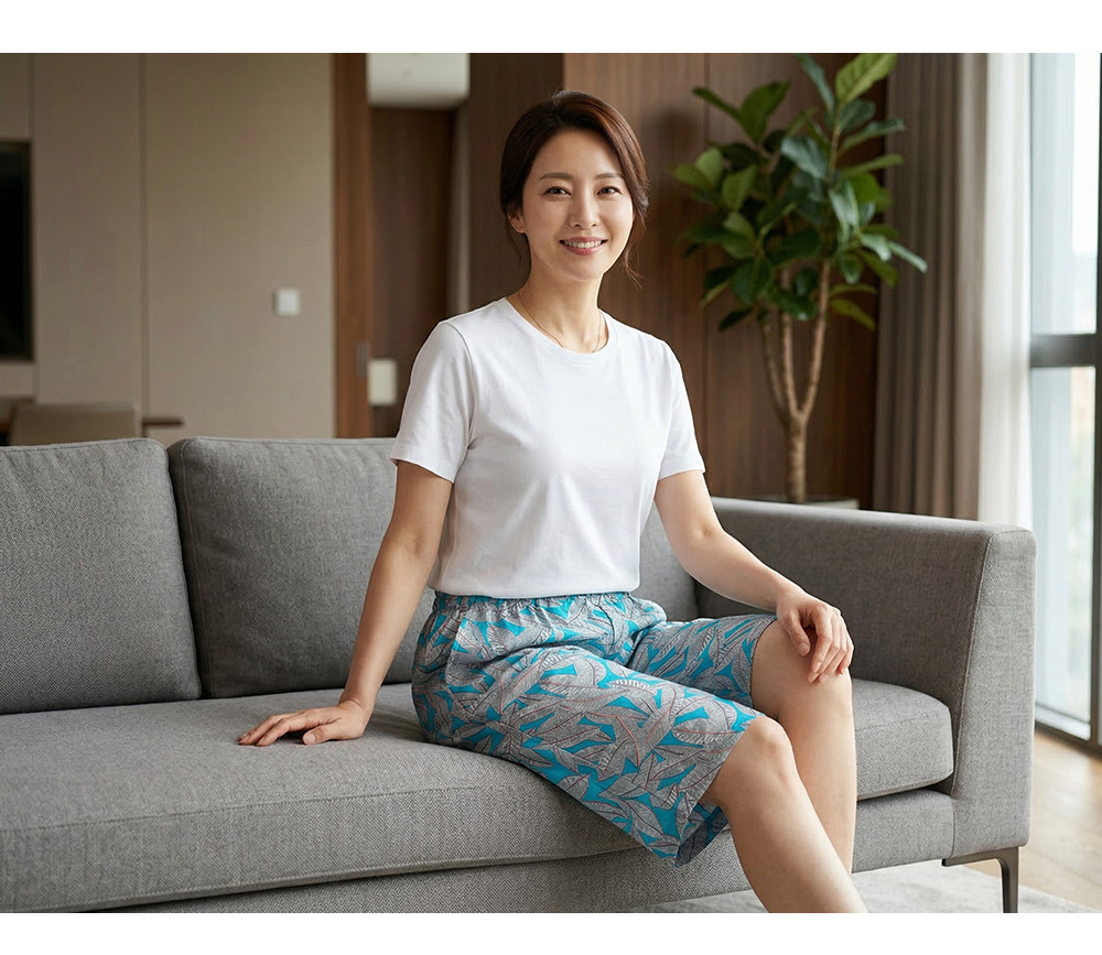풍기인견 5부팬츠