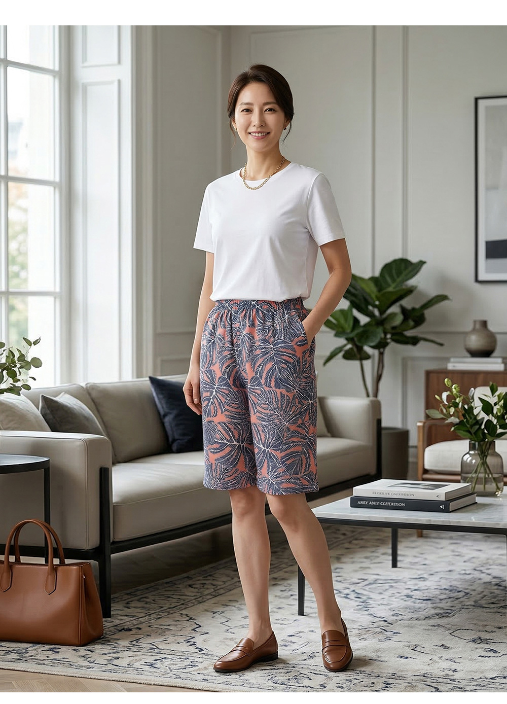 풍기인견 5부팬츠