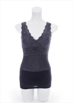 투톤레이스 4606브라런닝 풍기인견 노와이어 인견 몰드 캡 브라런닝(그레이)