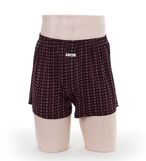 브레인 인견 사각 트렁크(와인)