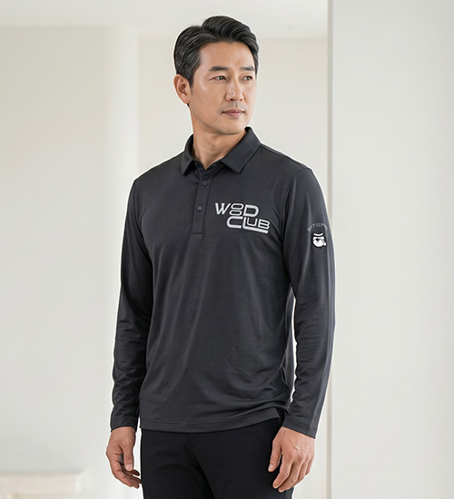 버디로 풍기인견 남자 카라 티셔츠(블랙)