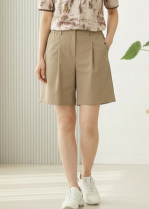 마르디PT - 풍기인견 골프 편한 반바지(카멜)