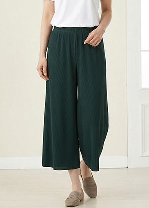 순애PT - 풍기인견 와이드 편한 바지(진카키)