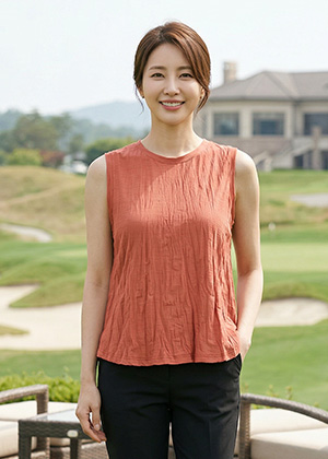 비트TS - 풍기인견 플리츠 나시 블라우스(핑크)