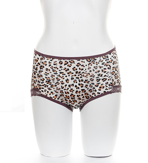 호피레이스 인견팬티(브라운)