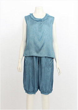 레이스 민소매 상하세트(민트)